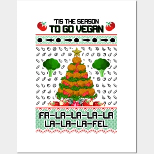Vegan Ugly Christmas Sweater Posters and Art
